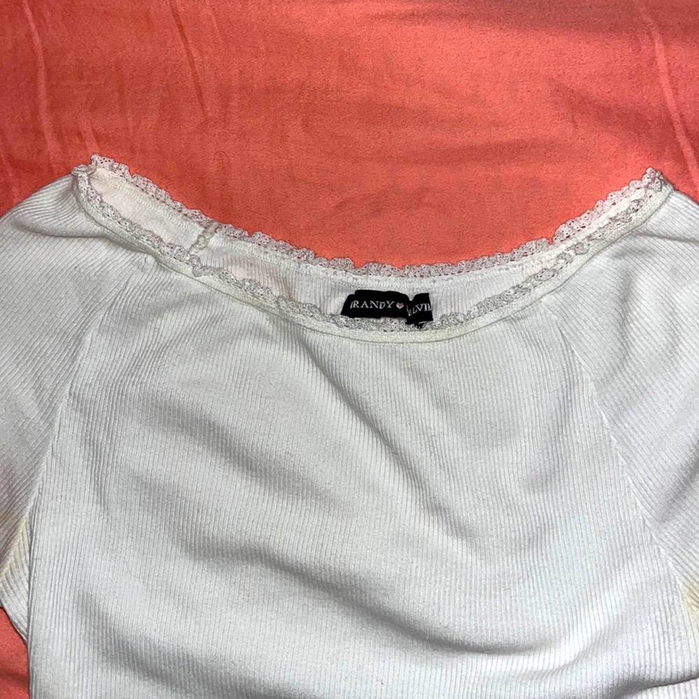 Brandy Melville White Crop Top